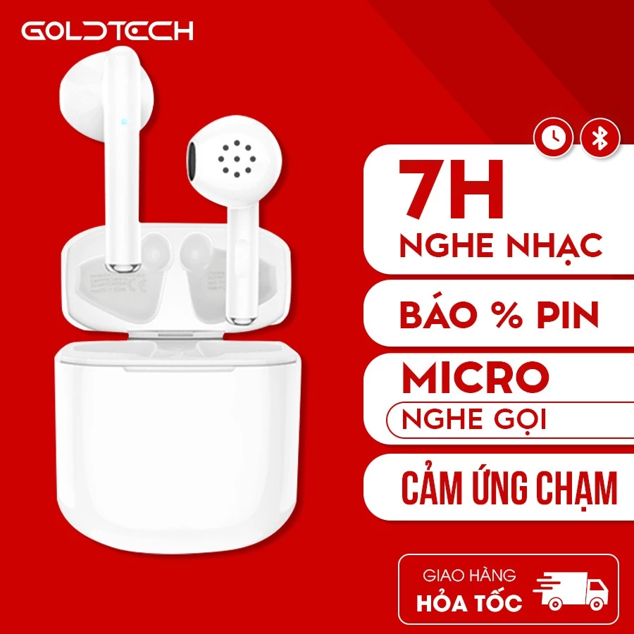 Tai nghe bluetooth không dây DMW5 Hoco, hỗ trợ định vị, đổi tên, pop-up, cảm ứng, nghe nhạc 7 giờ liên tục