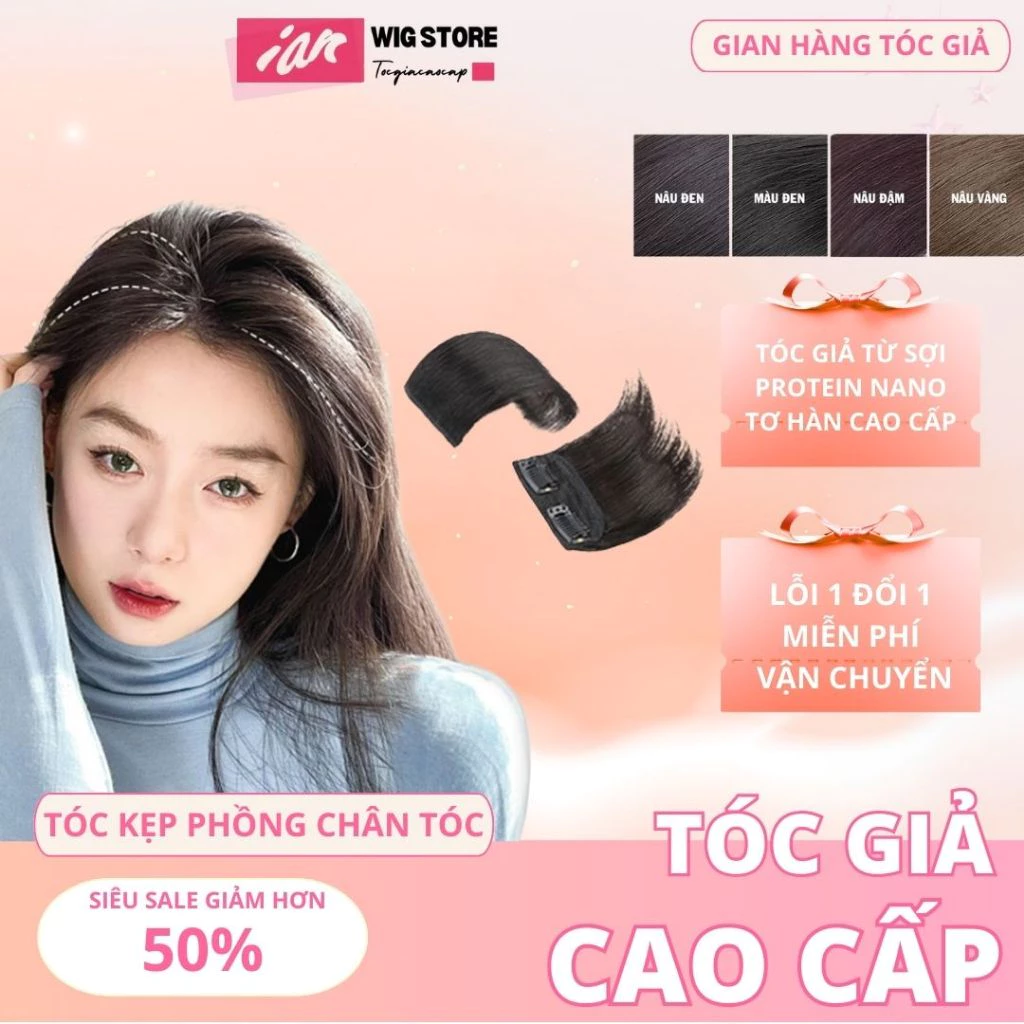 TÓC KẸP PHÍM PHỒNG CHÂN TÓC SIÊU HOT