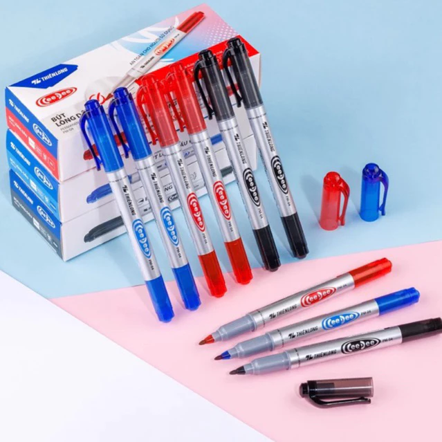 SỈ 10 CÁI BÚT LÔNG KIM ĐẦU NHỎ HÀNG THIÊN LONG CHÍNH HÃNG