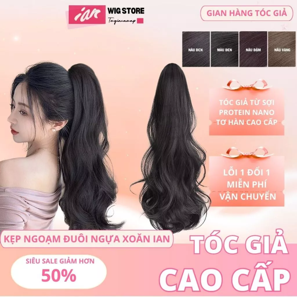 Tóc ngoặm đuôi ngựa, Tóc kẹp đuôi ngựa cao mấu mới nhất