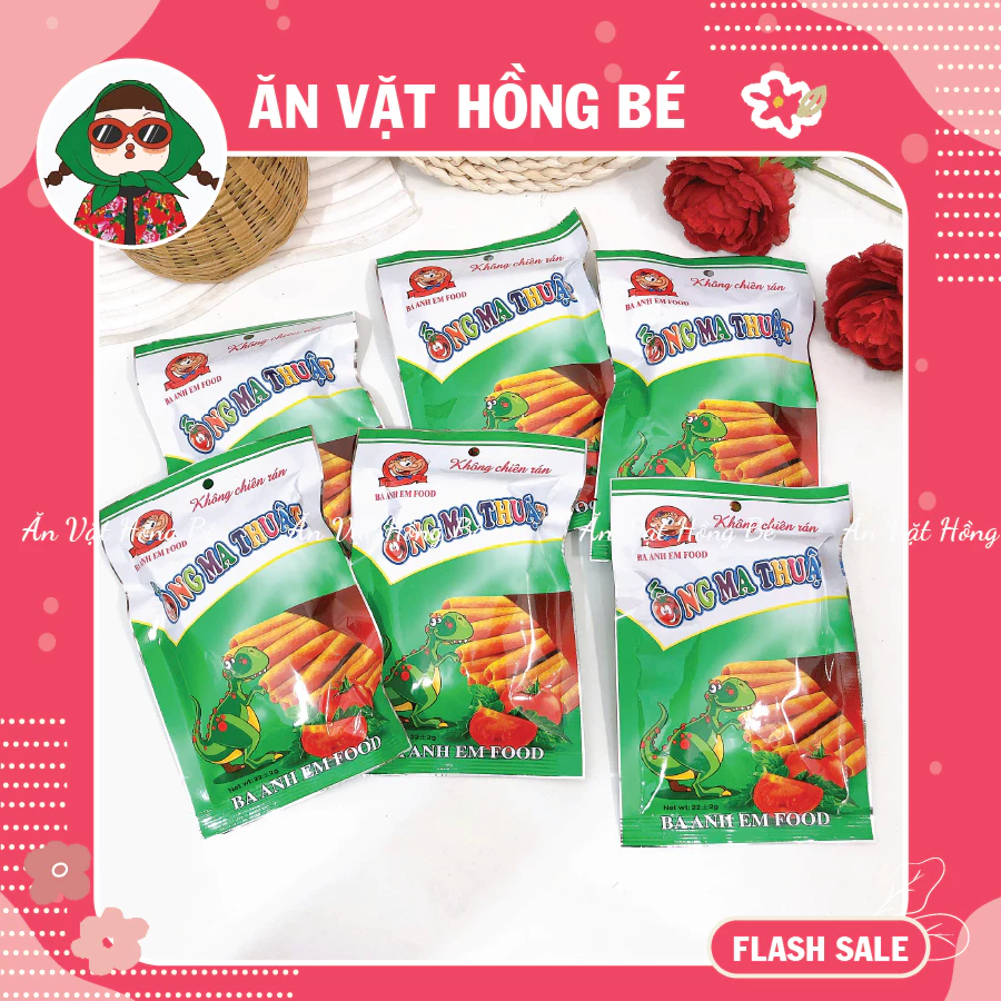 [10 GÓI] Snack Ống Ma Thuật Snack Hình Chiên Giòn, snack bim bim, đồ ăn vặt