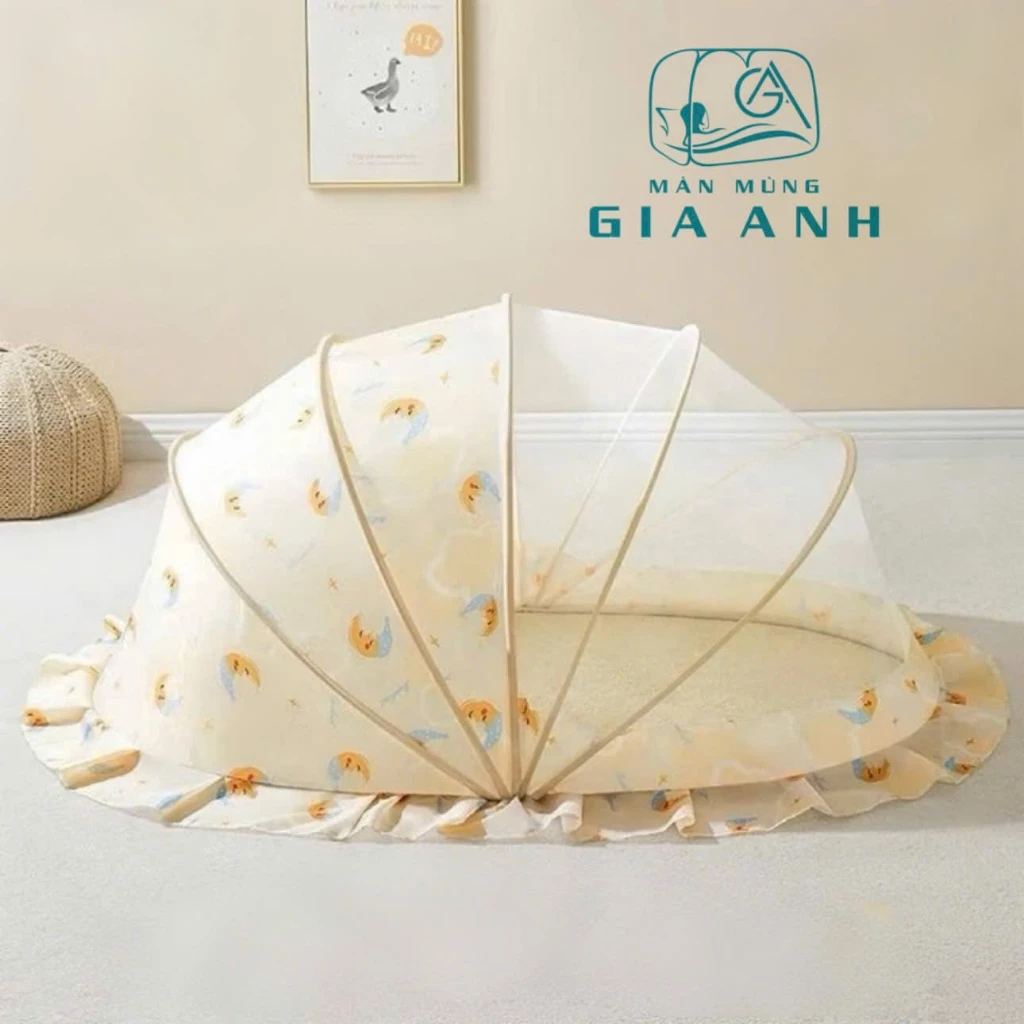 [Mẫu 2025] Màn chụp cho bé sơ sinh cao cấp  - Mùng chống muỗi cho bé bảo hành 12 tháng -  Xưởng Màn Gia Anh