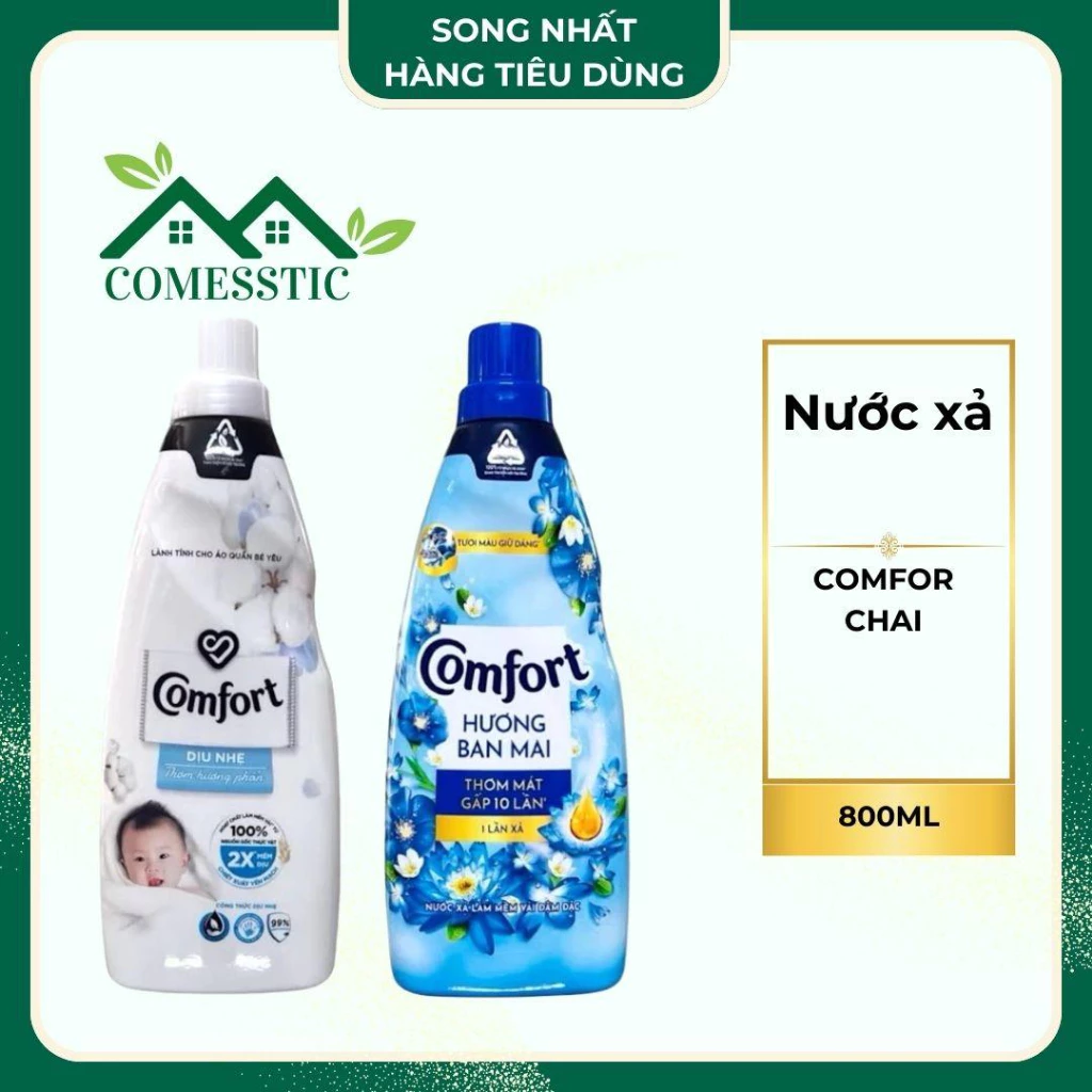 Comfort Nước xả vải chai 800ml siêu tiết kiệm