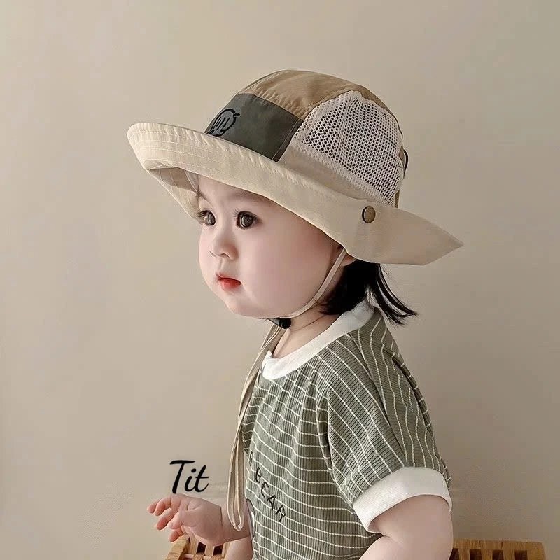 【Hwang】Mũ ngư dân trẻ em DESPITEGO - Mũ nón vành bucket cho bé Chống tia UV, tia cực tím 2-8 tuổi