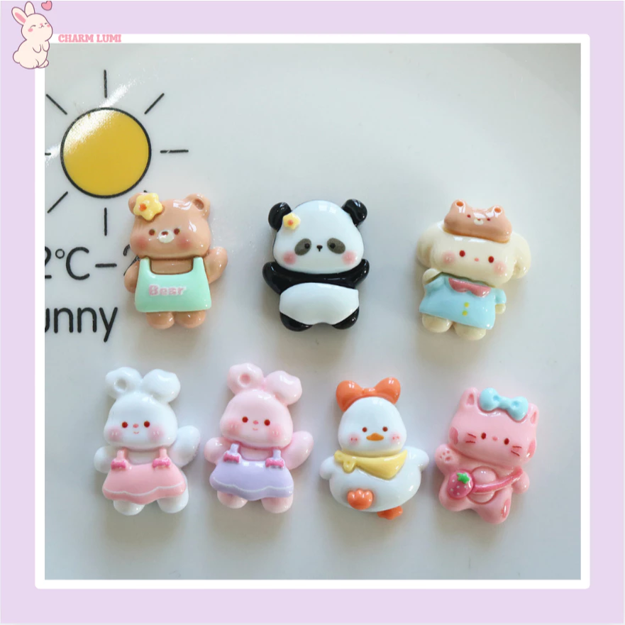 Charm Resin Cute Hình Thú Mini –Làm Điểm Nhấn Độc Lạ Cho Phụ Kiện Cá Nhân-Charm Limi