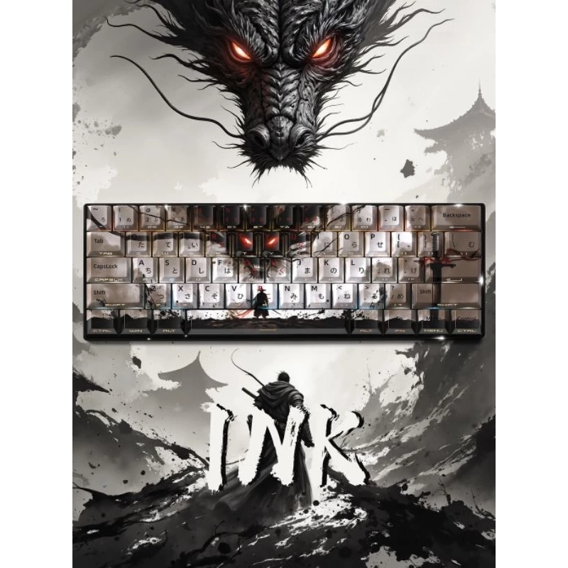 Keycap xuyên led Dragon Slayer diệt rồng song ngữ siêu ngầu cho bàn phím