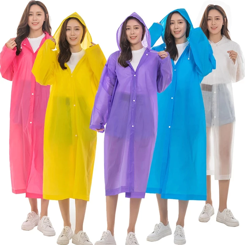 Áo Mưa 1 Người Chất Liệu EVA Siêu Nhẹ Đi Xe Máy Chống Nước, Áo Mưa Bộ Thời Trang Người Lớn 88507