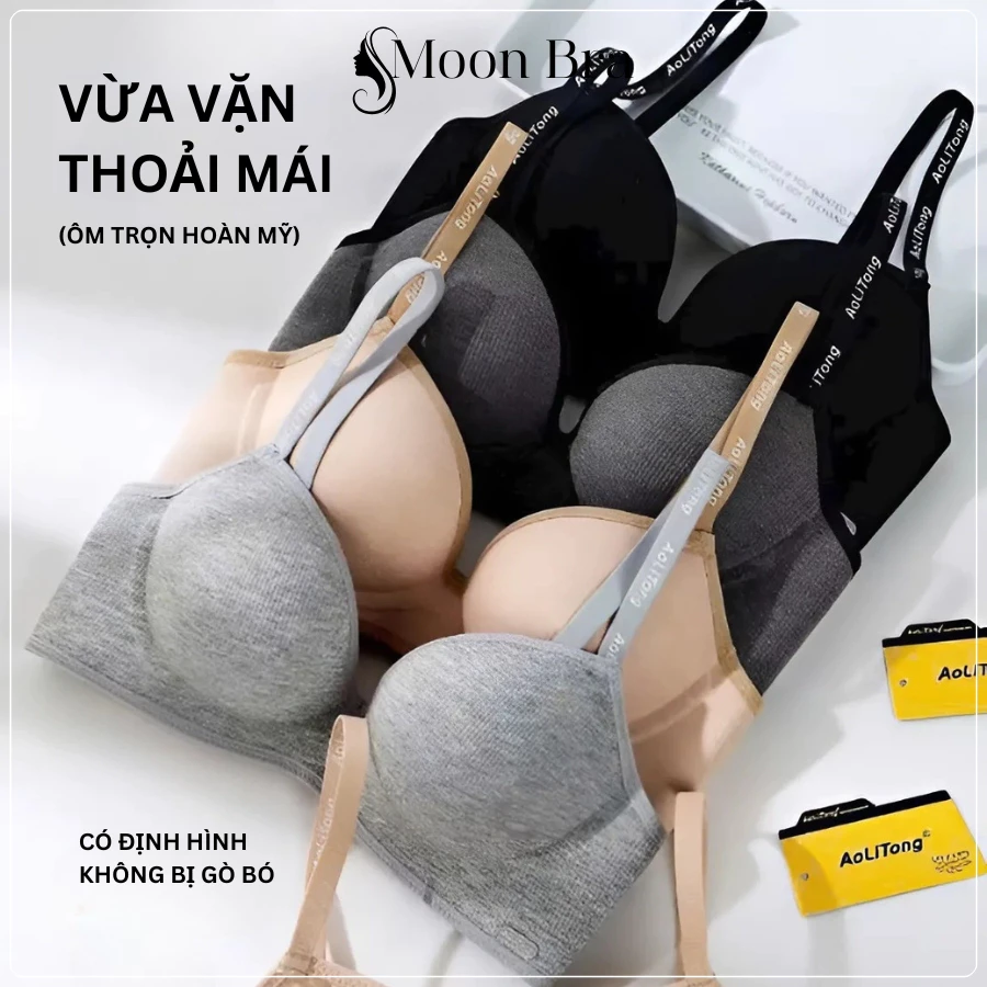 [A26] (ĐỌC KĨ BẢNG SIZE - FORM NHỎ)- Áo Lót Nữ Su Cotton Mút 0.5cm Mềm Mại Thoáng Mát Nâng Đỡ Vòng 1