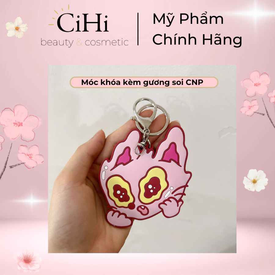 [Quà hãng tặng] Móc Khóa Cnp Kiêm Gương Soi Cầm Tay