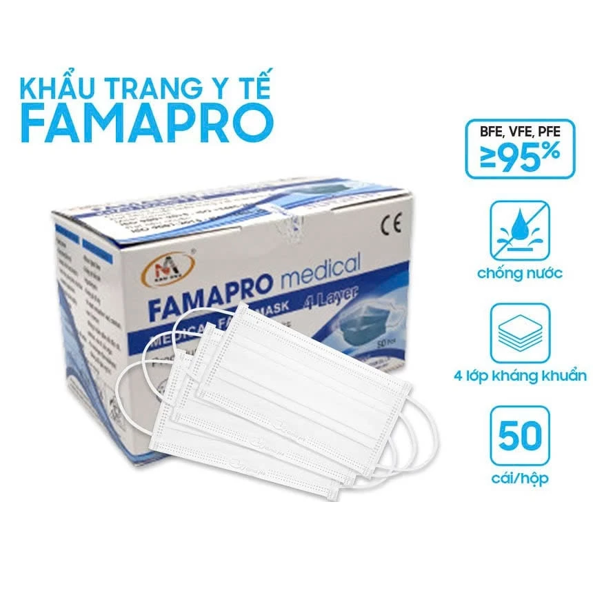 COMBO 3 Hộp 150 Cái Khẩu Trang Y Tế Cho Người Lớn, Khẩu Trang Y Tế NAM ANH