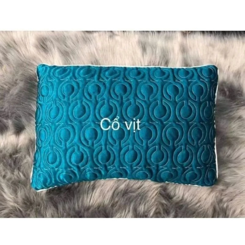 Gối trần lụa spa 30*50 bông hạt, siêu êm