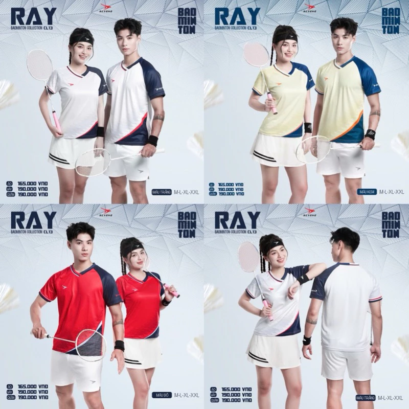 Áo Thể Thao Ray Cl13 Chuyên Cầu Lông, Tennis, Chạy Bộ, Chất Vải Thoáng Mát