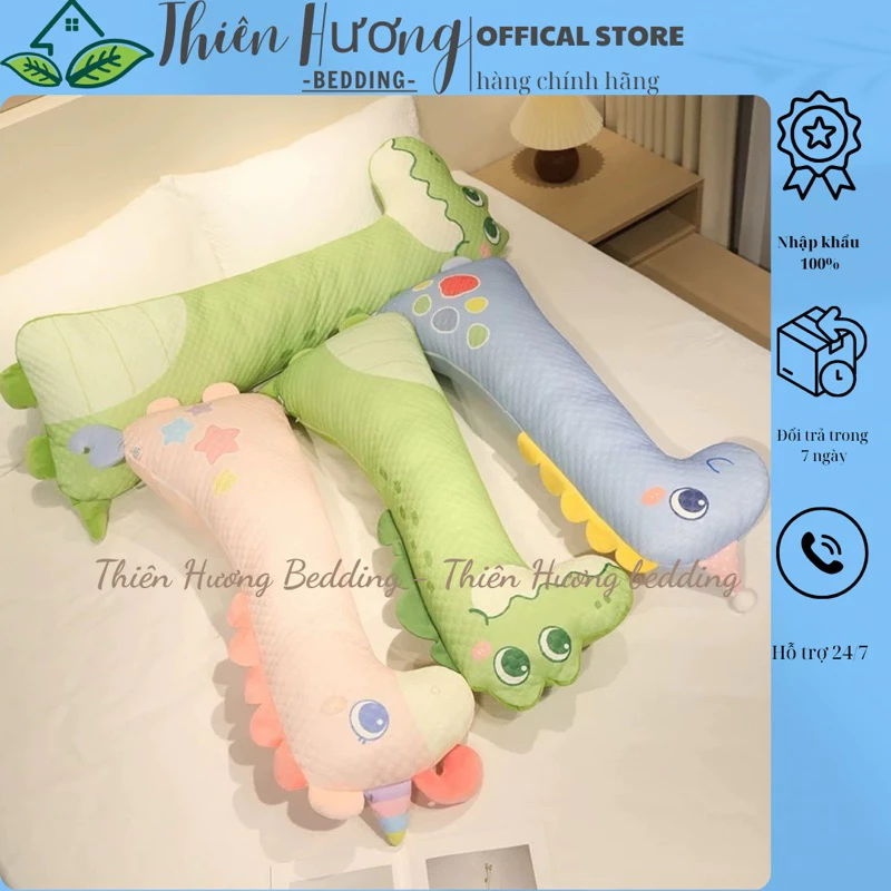 Gối Ôm Băng Lạnh Hình Thú Cho Bé Kích thước 110cm Siêu Dễ Thương - Thiên Hương bedding