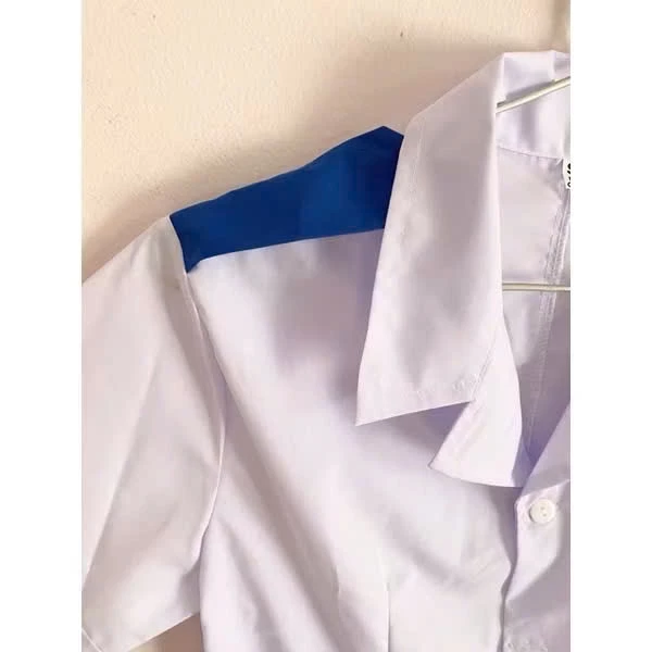 Cầu Vai Xanh gắn áo Blouse trắng cho Sinh viên Trường Y Dược, Thực tập Sinh Bác sĩ, Điều Dưỡng Y tá