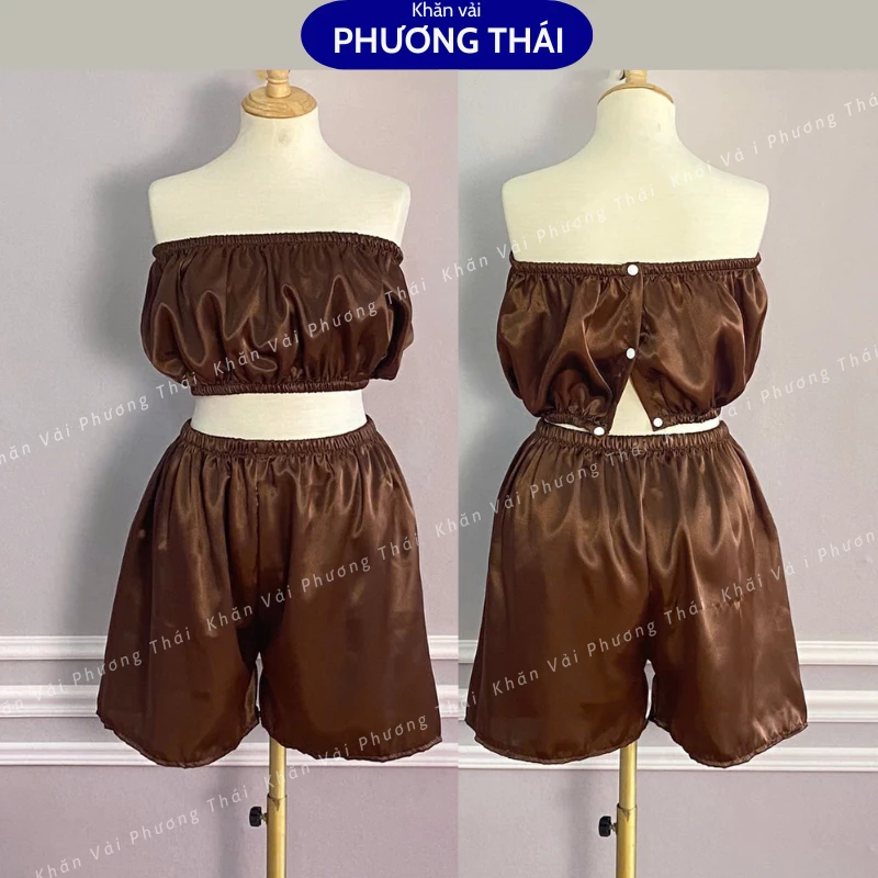 Bộ áo quây spa có CÚC lưng, quần đùi mặc massage, châm cứu, trị liệu