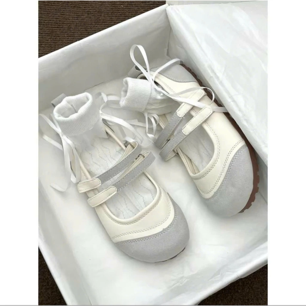 Giày sandal đế lười NABI hai quai thiết kế basic quai dán tiện lợi êm nhẹ