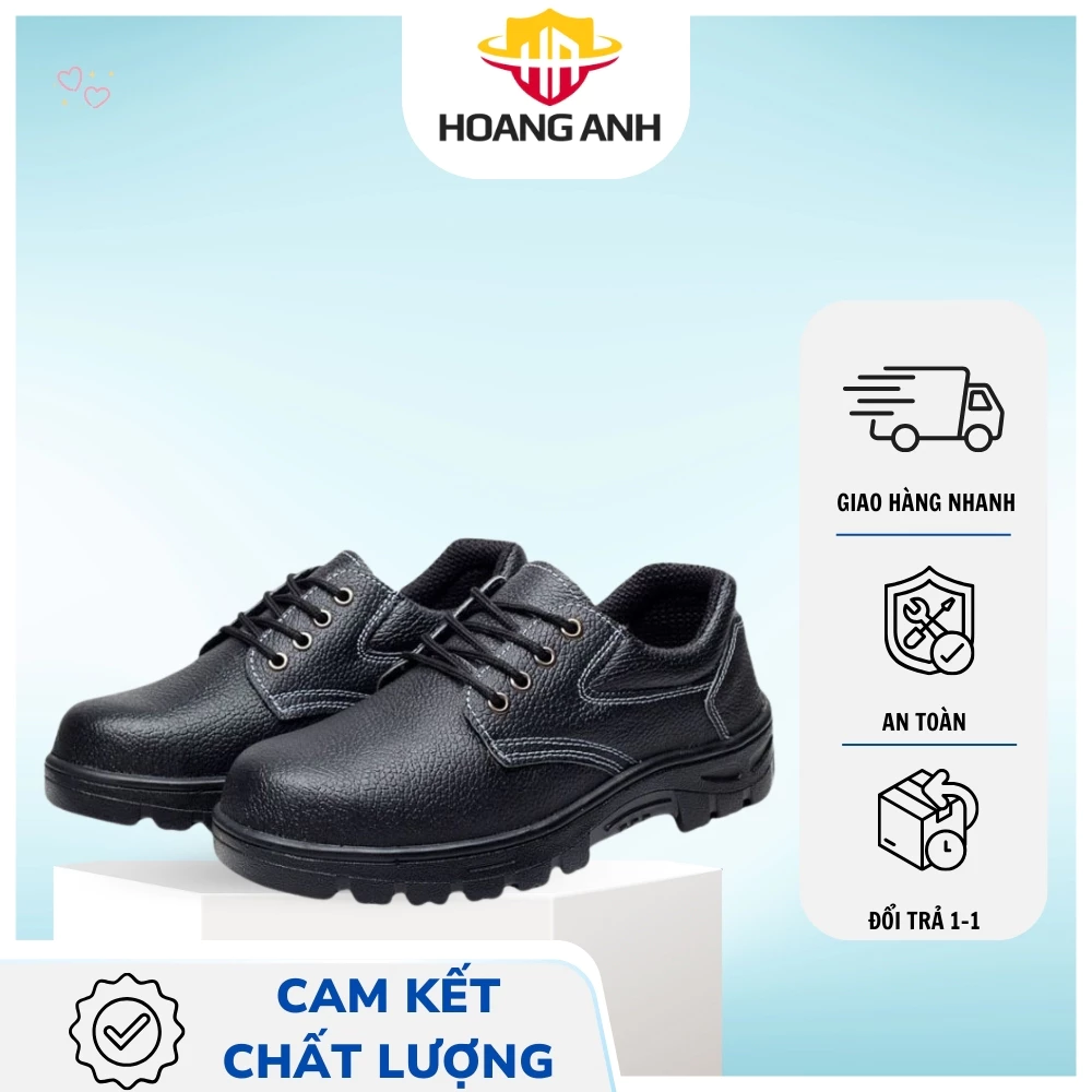 Giày bảo hộ lao động Nhật Quang, giày lao động công trường, hàng Việt Nam xuất xưởng