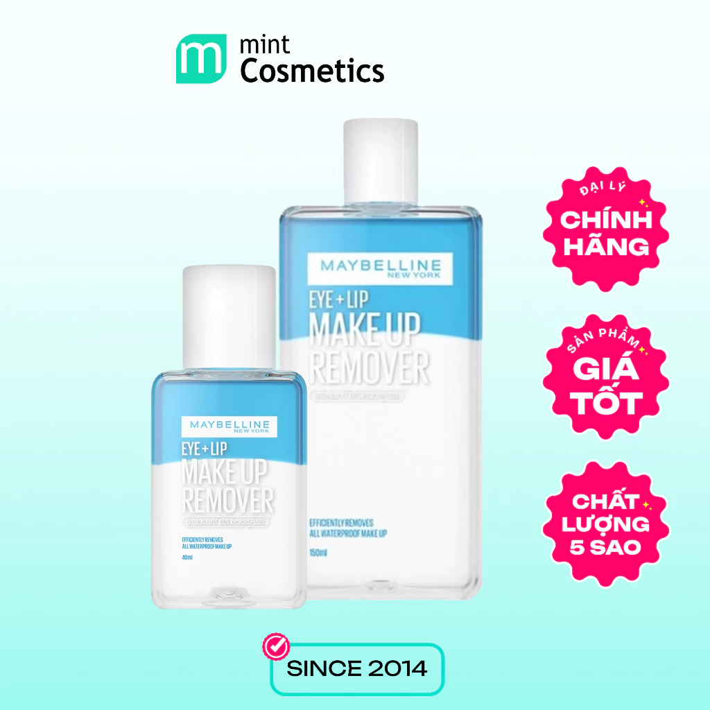 Nước Tẩy Trang Mắt Và Môi Maybelline Make Up Remover Eye & Lip