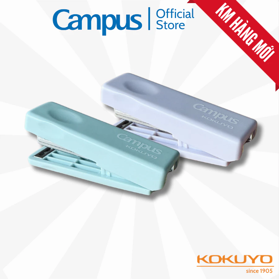 Bấm ghim Biến Hình Gọn Nhẹ Có Khóa An Toàn Series Kusumi Chính Hãng Campus