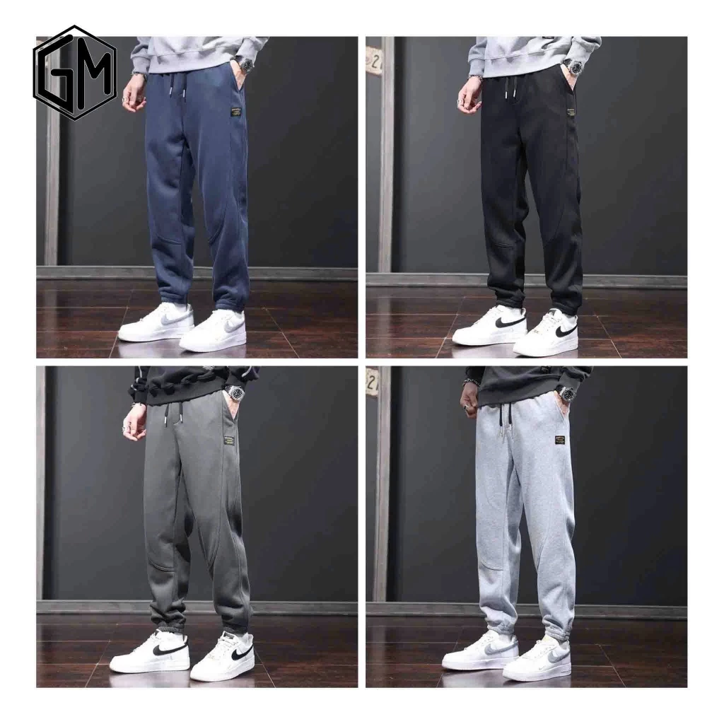 quần jogger nam chất nỉ coton