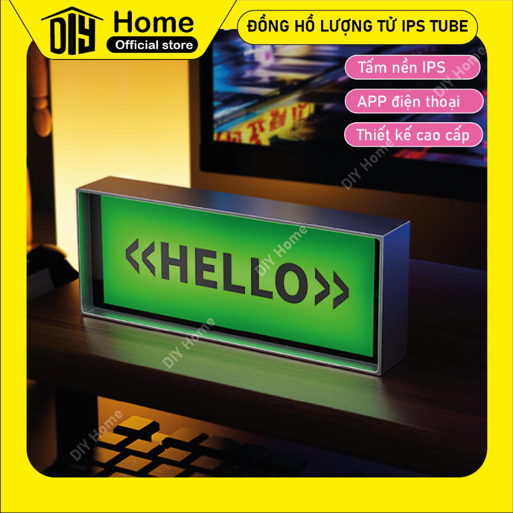 [Sản phẩm mới]Đồng hồ lượng tử IPS Tube H407 Hiền thị đa chức năng,hợp kim sang trọng, màn hình IPS
