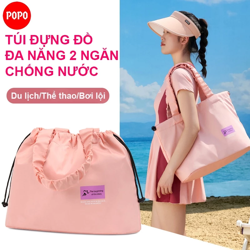 Balo đựng đồ bơi thể thao, du lịch POPO BL7 2 ngăn chống thấm