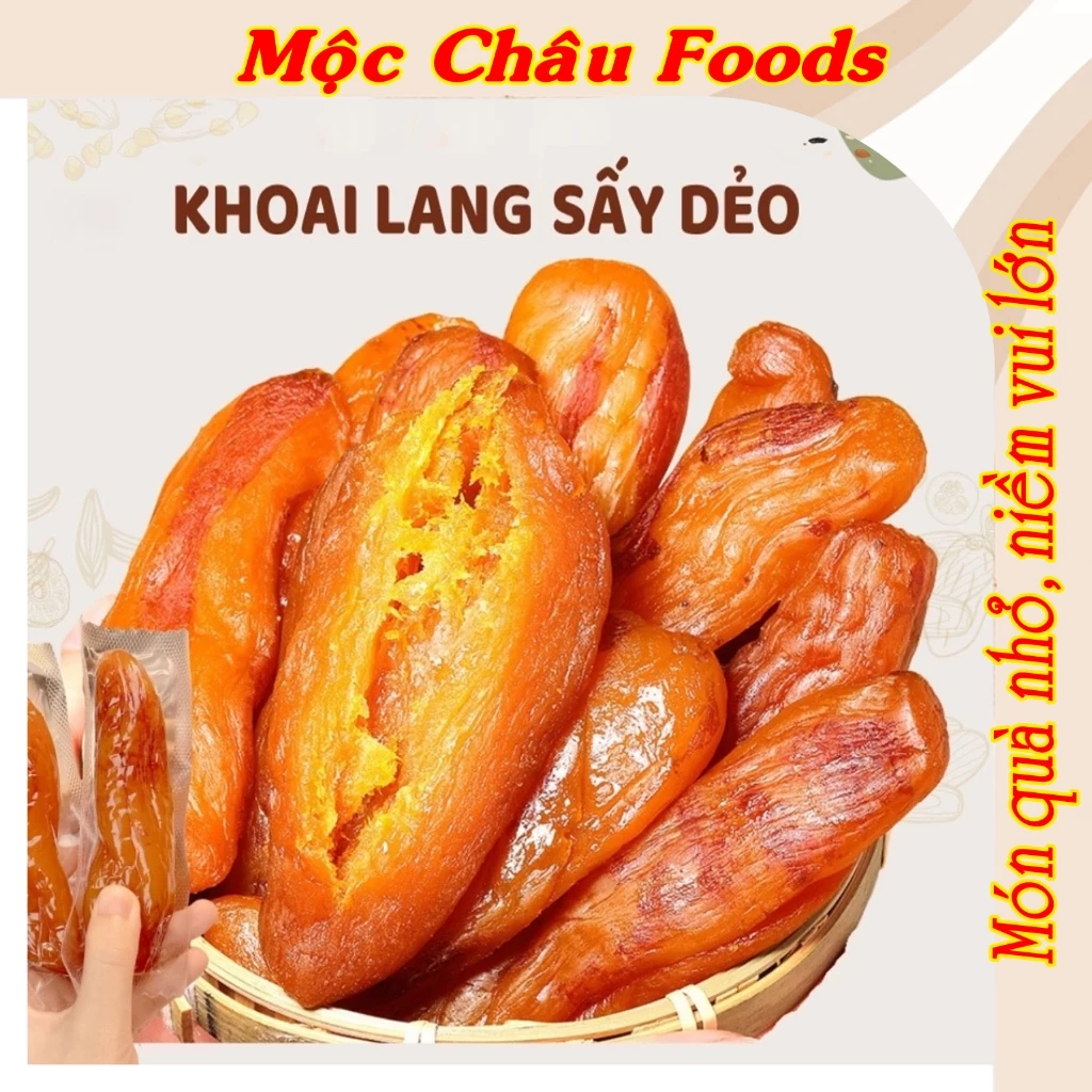 KHOAI LANG SẤY DẺO KHÔNG ĐƯỜNG HÚT CHÂN KHÔNG  Food Ăn Vặt Thức Ăn Snack