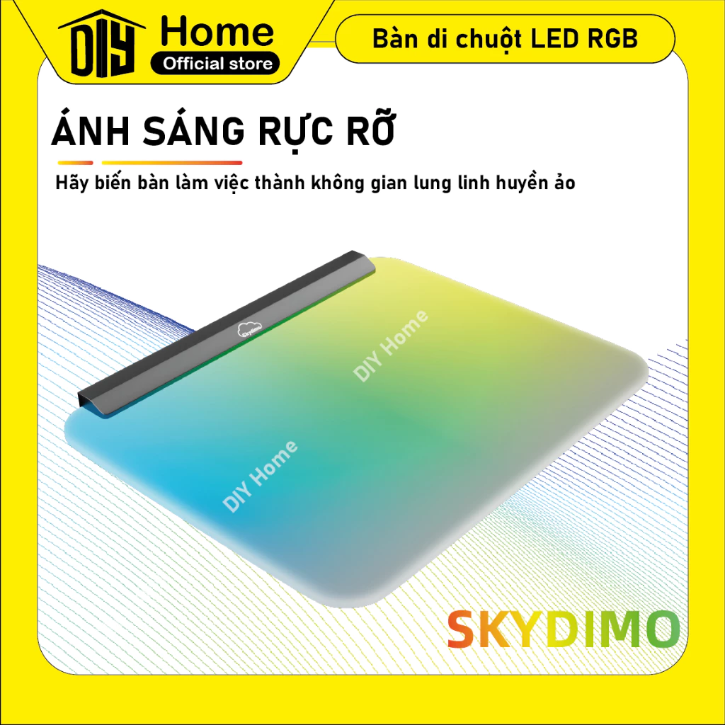 [ Mới ra mắt ] Bàn di chuột LED RGB cao cấp Skydimo đèn led rực rỡ điều khiển app nhiều chế độ