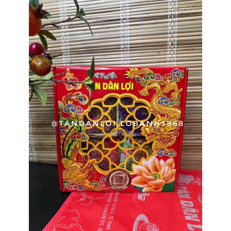Hộp giấy đựng bánh Tân Dân Lợi hộp đựng 4bánh, đựng 2bánh
