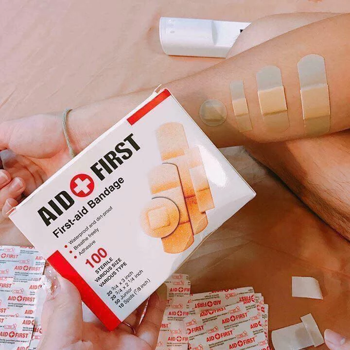 Hộp 100 miếng dán urgo - miếng dán vết thương tuyệt trùng