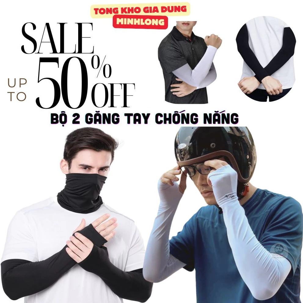 [FREESHIP❤️] BỘ 2 ỐNG TAY CHỐNG NẮNG❤️GĂNG TAY CHỐNG NẮNG HÀN QUỐC