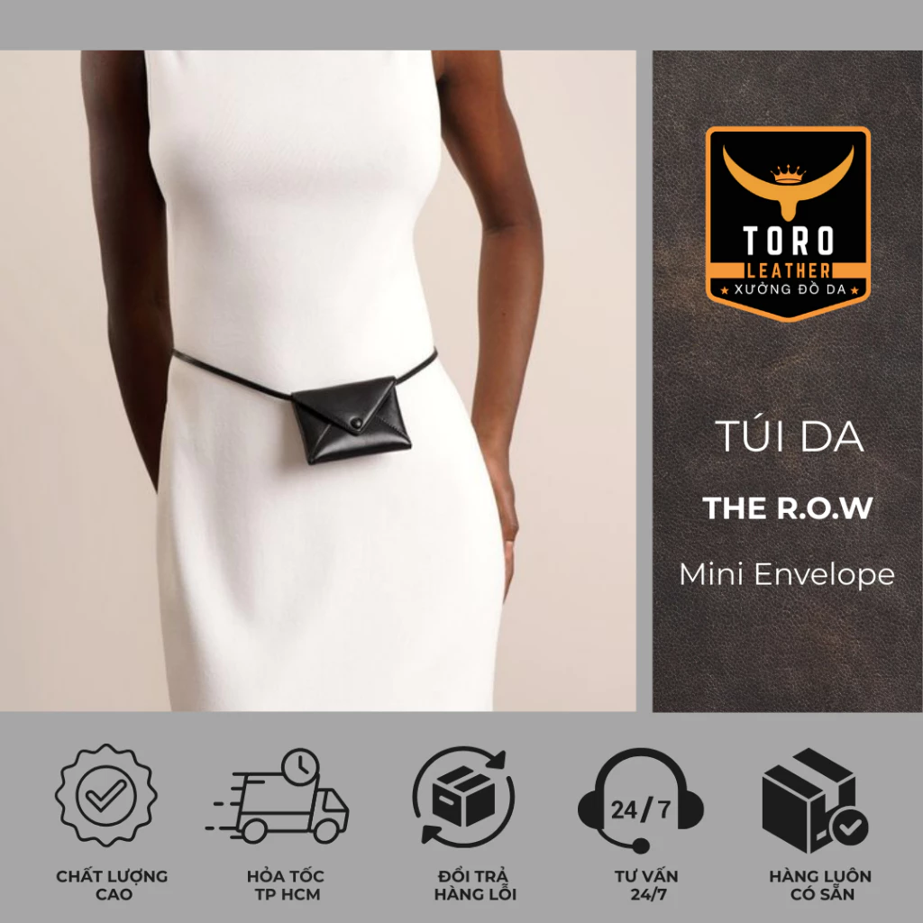 Túi R.O.W Mini Develope (Hàng có sẵn) - Túi xách hot trend chất liệu da microfiber