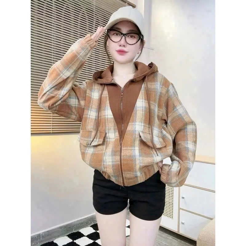 Áo Khoác Nỉ Phối Nón Mới SỌC CARO Có Túi Hộp Nón Đẹp PHÙ HỢP THỜI TRANG