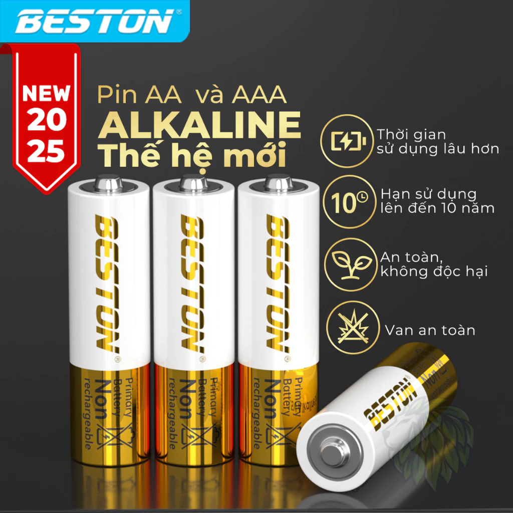 Pin AA AAA, Pin Alkaline Beston cho Micro karaoke, đồ chơi , điều khiển, pin thế hệ mới thân thiện và an toàn, mẫu mới