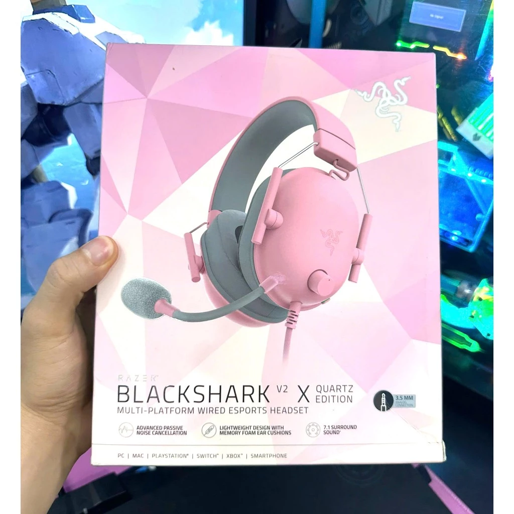 Tai Nghe Gaming Razer BlackShark V2 X 7.1 Surround , new seal 100% , giá rẻ nhất thị trường