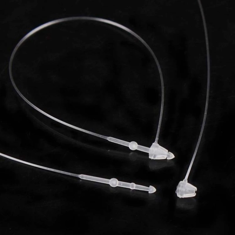 1.000 Sợi Dây Treo Tag Quần Áo Màu Trắng – Ti Xỏ Nhựa PP Bền Đẹp Size 3inch (7.8cm) – 16inch (40.64cm)
