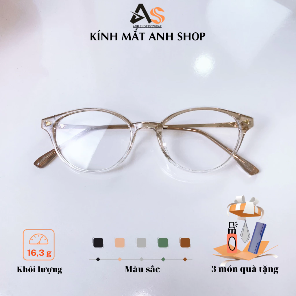 Kính mắt mèo nhỏ gọng kính kim loại kết hợp nhựa dẻo Tr90 30319A