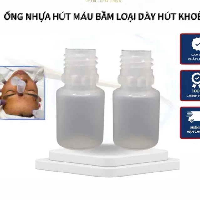 Ống Nhựa hút mụn hút máu bầm ( 20 ống)