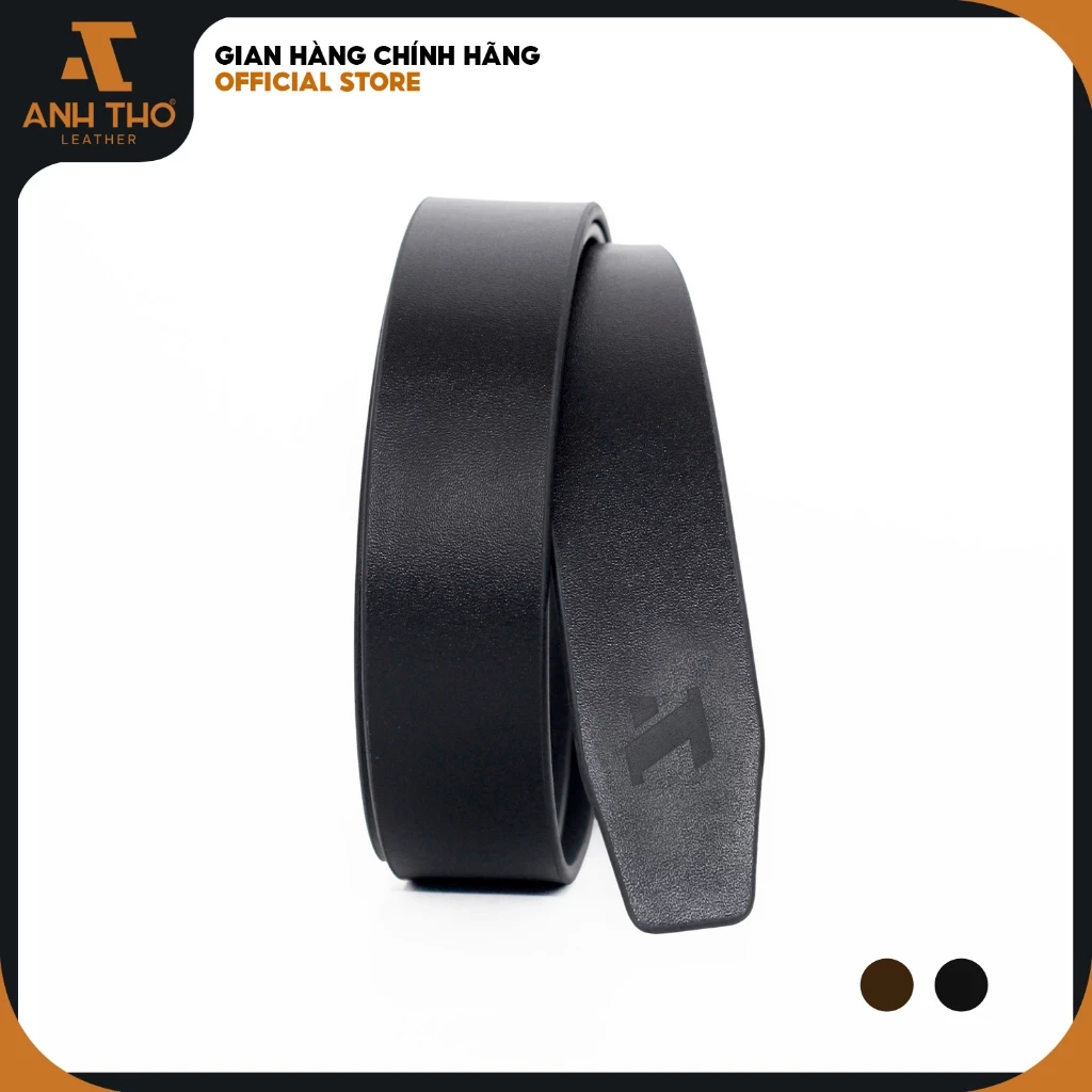 Thắt lưng da bò Anh Tho Leather - DTSM (không đầu khóa)
