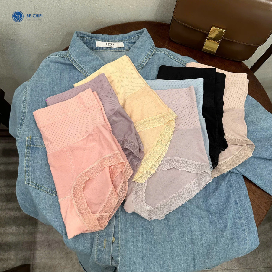 Quần Lót Nữ Cạp Cao Tencel Thông Khí (50-65kg) QL8216 By Bechipi
