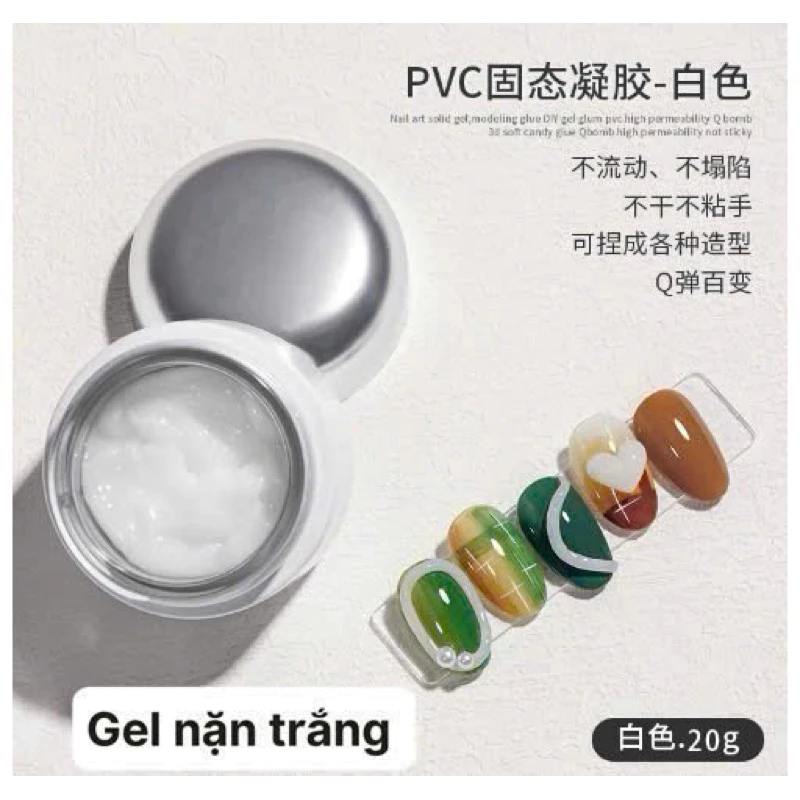 Gel nặn Anies hình thú làm nail hũ 20g