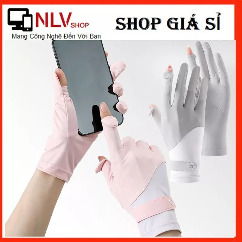 Găng tay lái xe đi đường chống nắng,chống tia uv lụa mát chống trượt bao trùm thoáng khí tiện lợi#