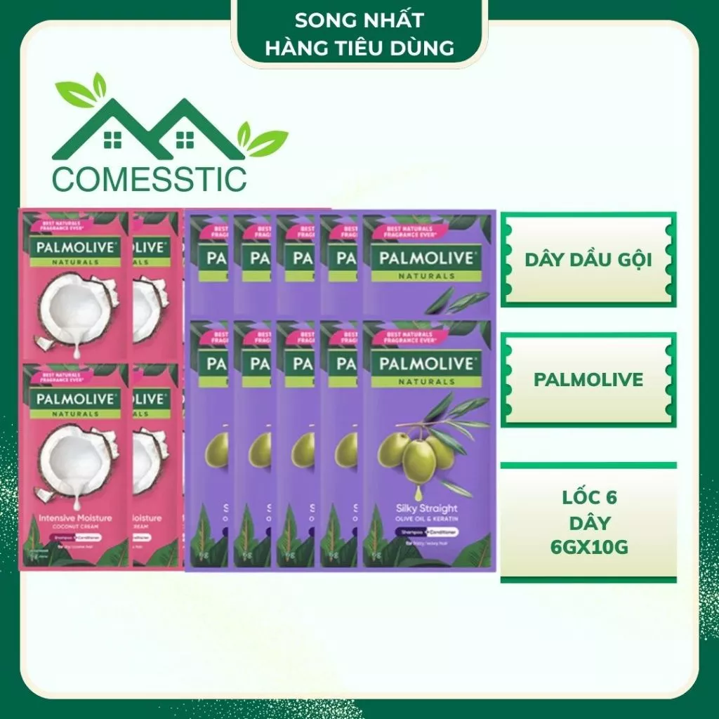 Dầu Gội Palmolive 10 gói (Lốc 6)
