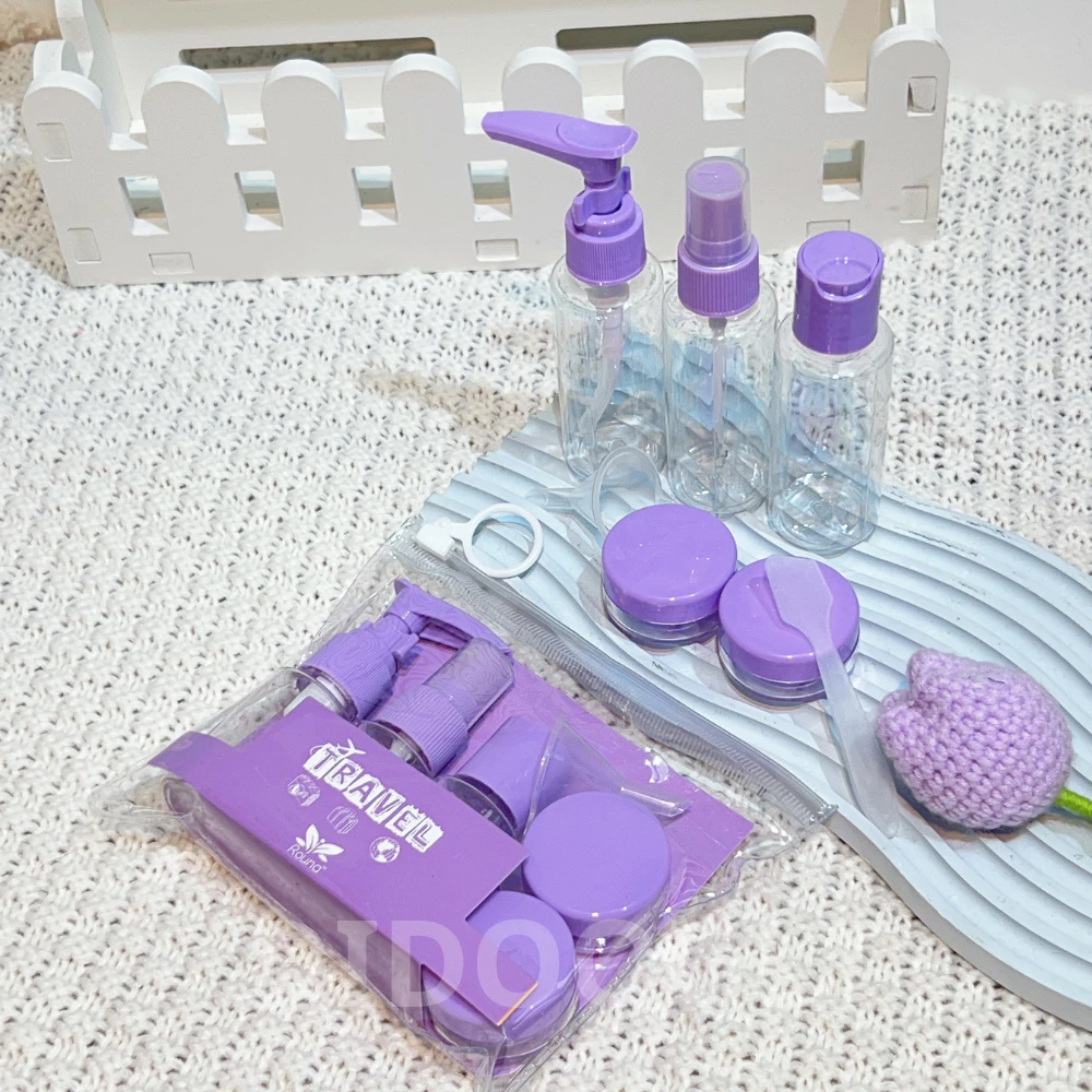 Bộ chiết mỹ phẩm du lịch cao cấp gồm 7 món - dụng cụ chiết mini tiện lợi dễ sử dụng ( didooglt )