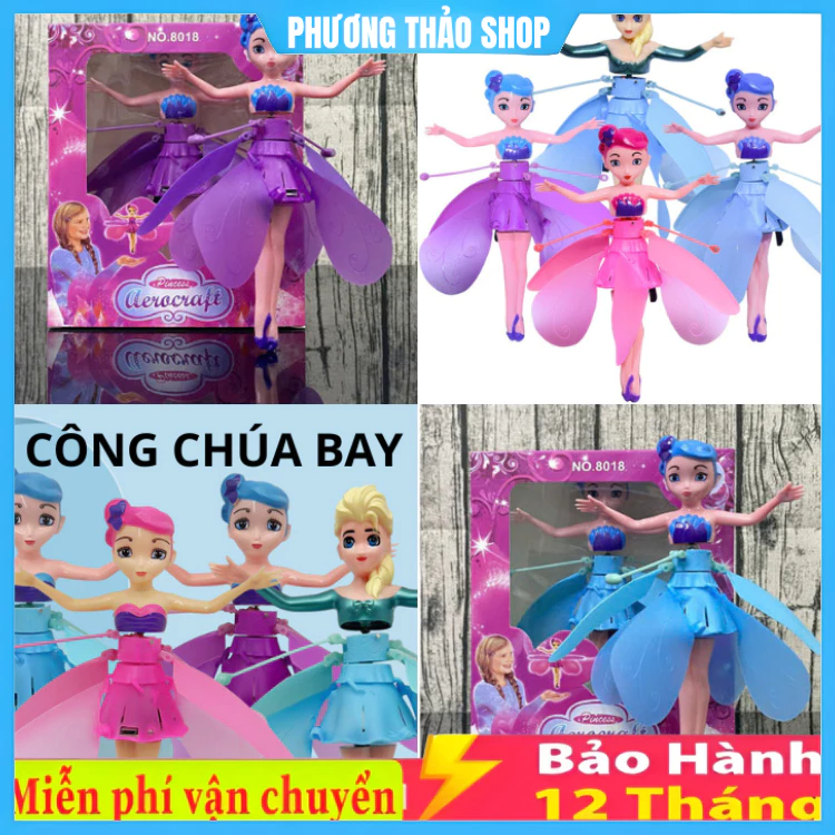 Công Chúa Cảm Ứng Bay Búp Bê Cảm Biến Cử Chỉ Máy Bay Đồ Chơi Nổi X0P7