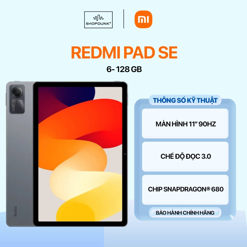 Máy Tính Bảng Xiaomi Redmi Pad SE Wifi 6GB 128GB Chính Hãng