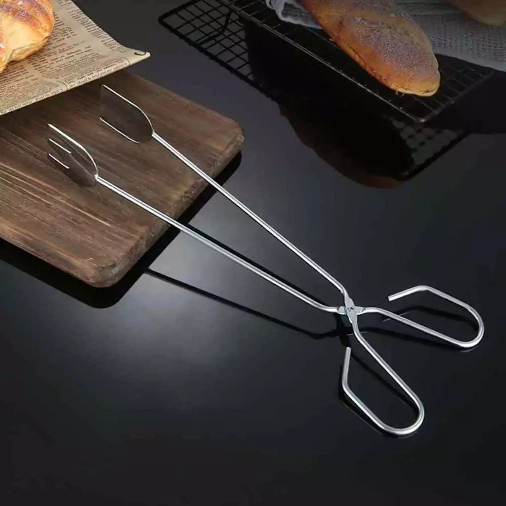 Kẹp Gắp Rác Dã Ngoại Chất Liệu Thép Không Gỉ Tiện Lợi, Kẹp Gắp Than Nướng BBQ Cắm Trại, Camping EUNIO