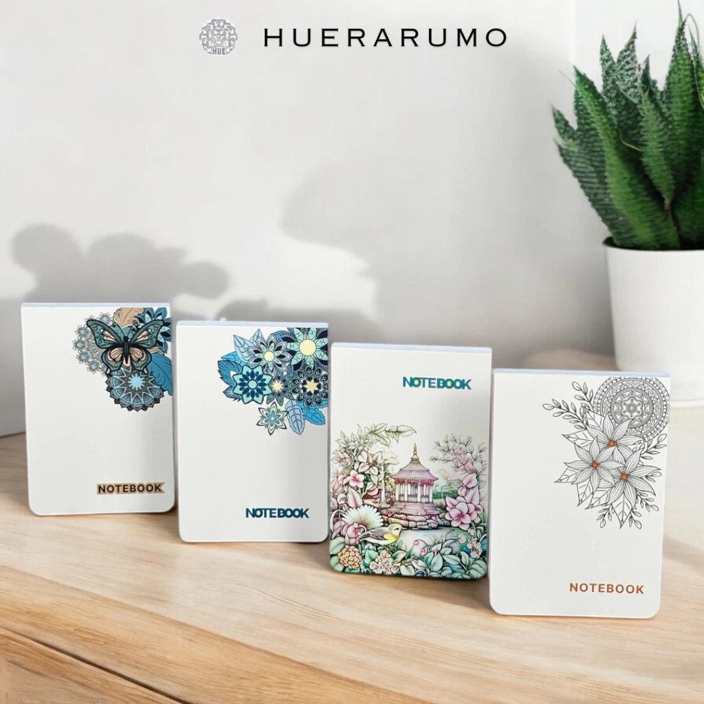 Sổ Note A7 Huerarumo Bôi Lốc Xé Rời – Giấy Trơn Không In, Ghi Chú, Vẽ Ý Tưởng, Học Tập Văn Phòng