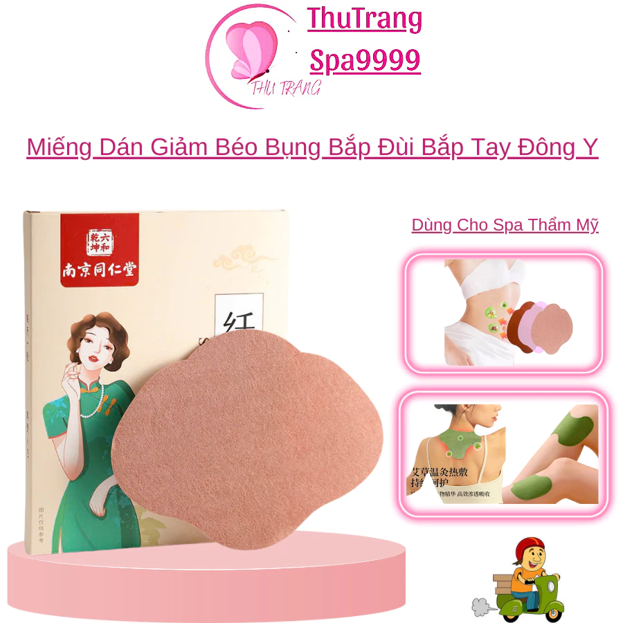 Miếng Dán Giảm Béo Tan Mỡ Bụng Đông Y Giảm Mỡ Đốt Cháy | Mỡ Thừa Vùng Bụng, Bắp Tay Chân An Toàn Set 6 Miếng