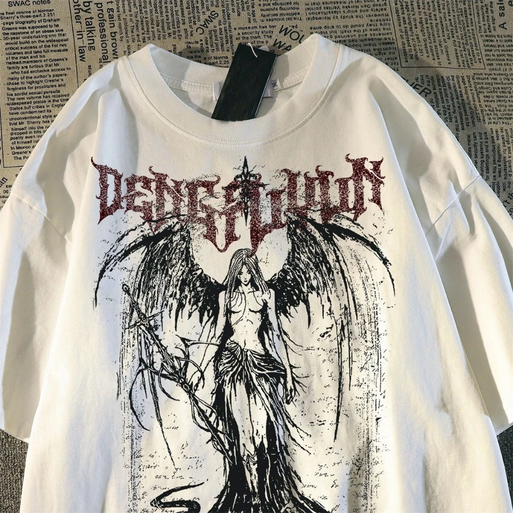 [DEVIL GIRL] Áo thun UNISEX nam nữ in hình cô gái cá tính, hot hit chất COTTON 250GSM mềm mịn